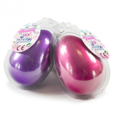 Image 2 of UNICORN GROW EGG LARGE METALLIC SHELL (£3.50)